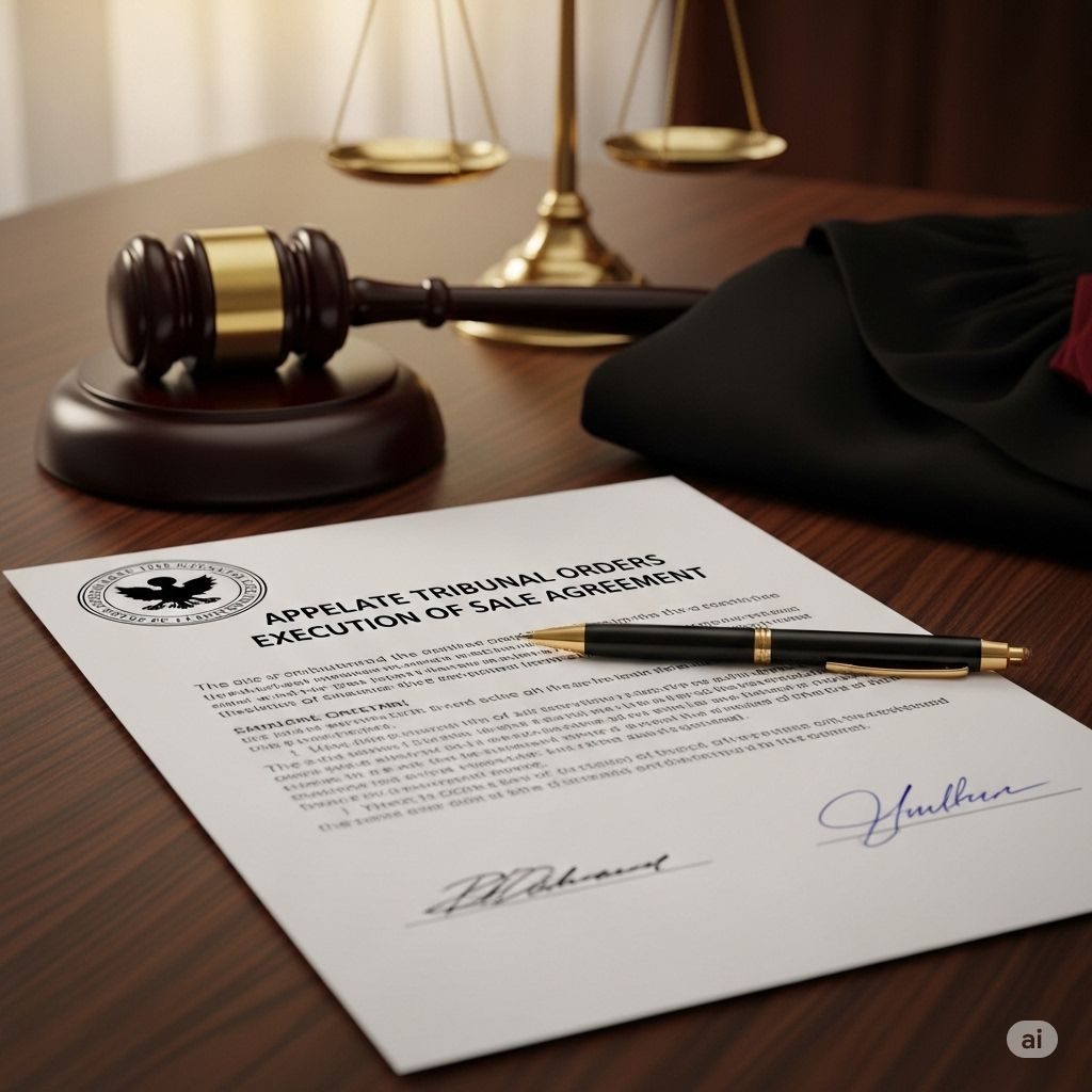 Tribunal Orders Execution of Sale Agreement