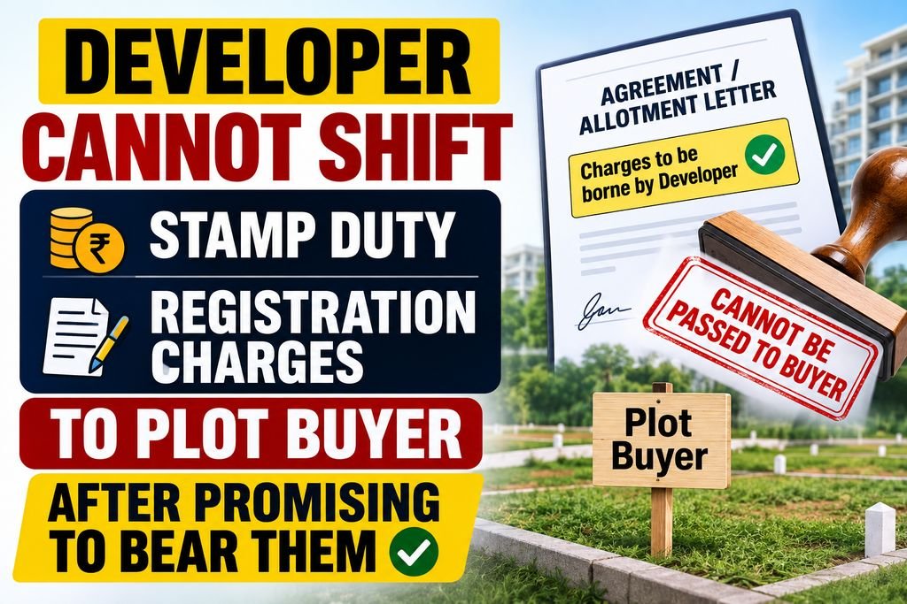 Developer Cannot Shift Buyer Charges