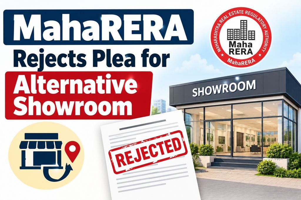MahaRERA Rejects Plea for Alternative Showroom